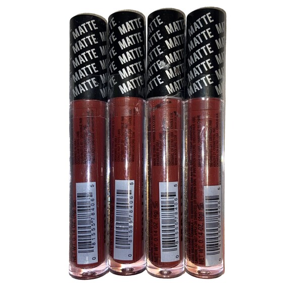 Set Of 4 LA Colors (LAC) Matte Liquid Lip Color #406 Perception - Picture 2 of 6